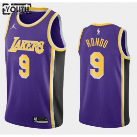 Dres Los Angeles Lakers Rajon Rondo 9 2020-21 Jordan Brand Statement Edition Swingman - Dječji